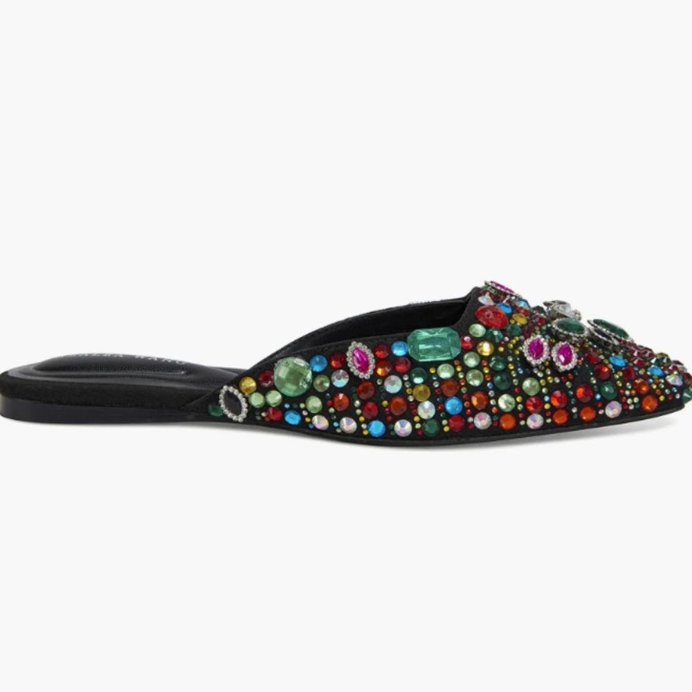 Beautiful Rhinestone Azalea Mules!!
